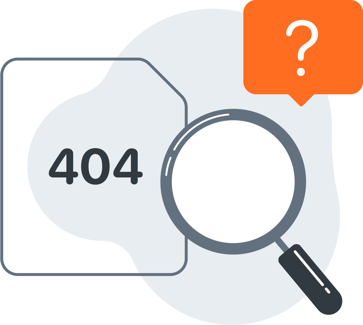 Error 404 – Page Not Found Graphic
